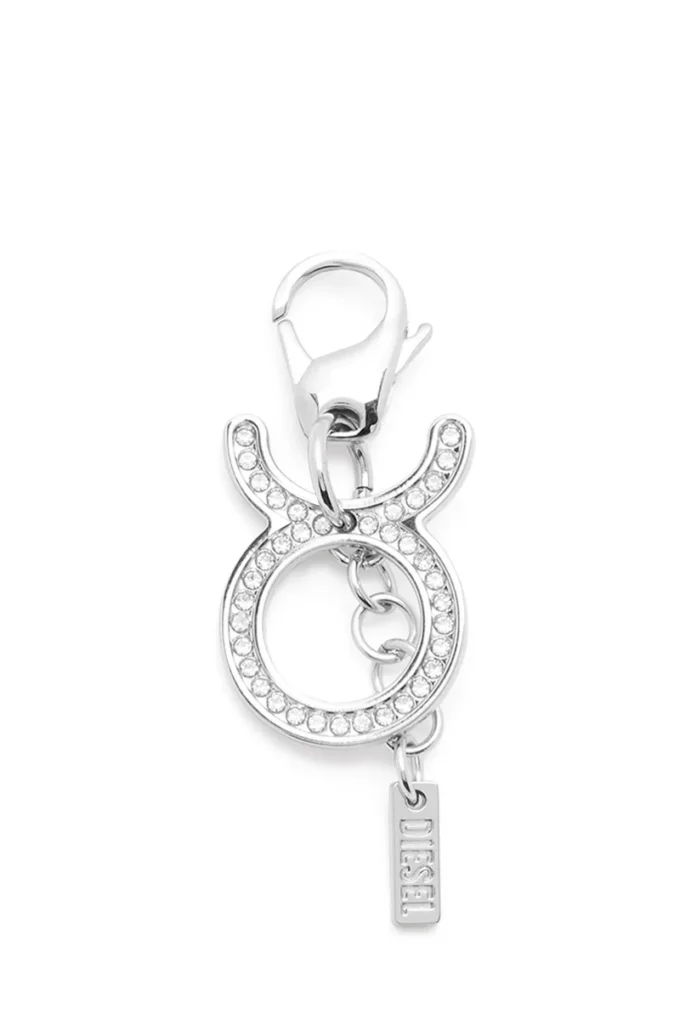 charm taurus Metallcharm i form av stjärntecknet Oxen med strass