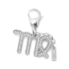 charm virgo Metallcharm Virgo med strass