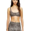 chelsea-utlt Sport-BH i nylon med leopardmönster chelsea-utlt Sport-BH i nylon med leopardmönster