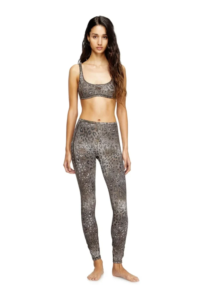 chelsea-utlt Sport-BH i nylon med leopardmönster chelsea-utlt Sport-BH i nylon med leopardmönster