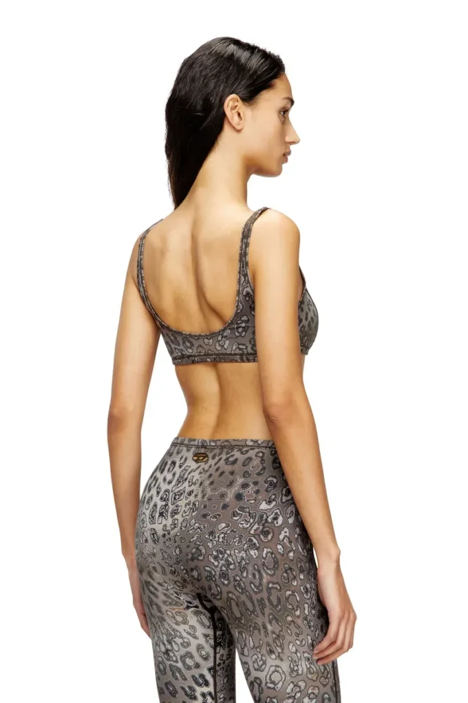 chelsea-utlt Sport-BH i nylon med leopardmönster chelsea-utlt Sport-BH i nylon med leopardmönster