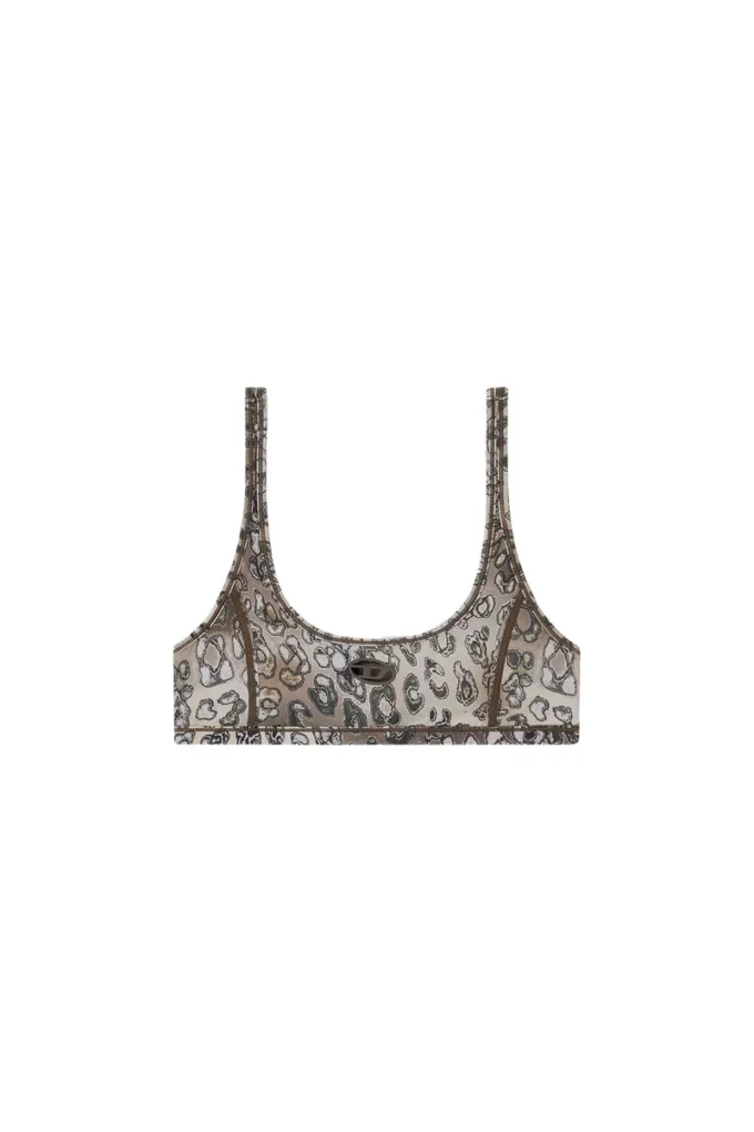 chelsea-utlt Sport-BH i nylon med leopardmönster chelsea-utlt Sport-BH i nylon med leopardmönster