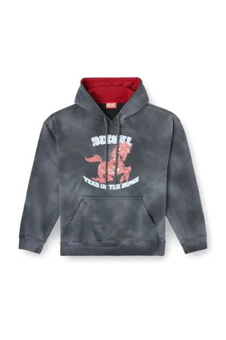 cl-s-boxt-hood-horse Hoodie med tie-dye och hästmotiv