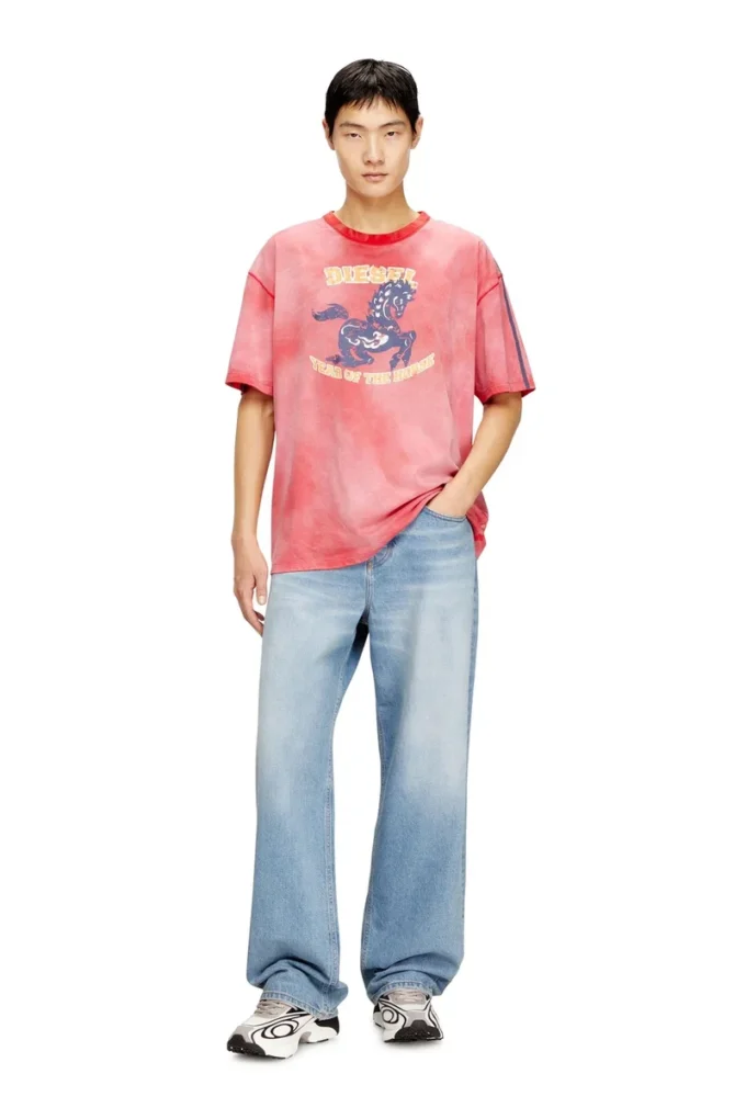 cl-t-boxt-horse T-shirt i bomull med hästmotiv cl-t-boxt-horse T-shirt i bomull med hästmotiv