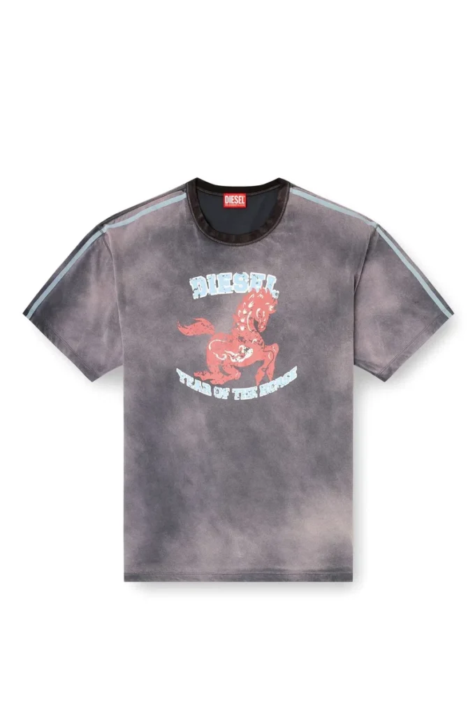 cl-t-boxt-horse T-shirt i bomull med hästmotiv cl-t-boxt-horse T-shirt i bomull med hästmotiv