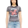 cl-t-uncutie-horse T-shirt i stretchig bomull med hästmotiv cl-t-uncutie-horse T-shirt i stretchig bomull med hästmotiv
