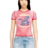 cl-t-uncutie-horse T-shirt i stretchig bomull med hästmotiv cl-t-uncutie-horse T-shirt i stretchig bomull med hästmotiv