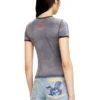 cl-t-uncutie-horse T-shirt i stretchig bomull med hästmotiv cl-t-uncutie-horse T-shirt i stretchig bomull med hästmotiv