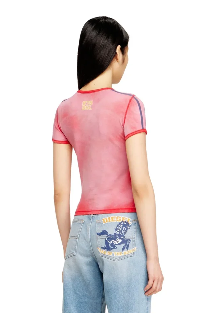 cl-t-uncutie-horse T-shirt i stretchig bomull med hästmotiv cl-t-uncutie-horse T-shirt i stretchig bomull med hästmotiv