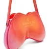 coconut bl_m väska Double-D-Glossy axelväska med lotusmönster coconut bl_m väska Double-D-Glossy axelväska med lotusmönster