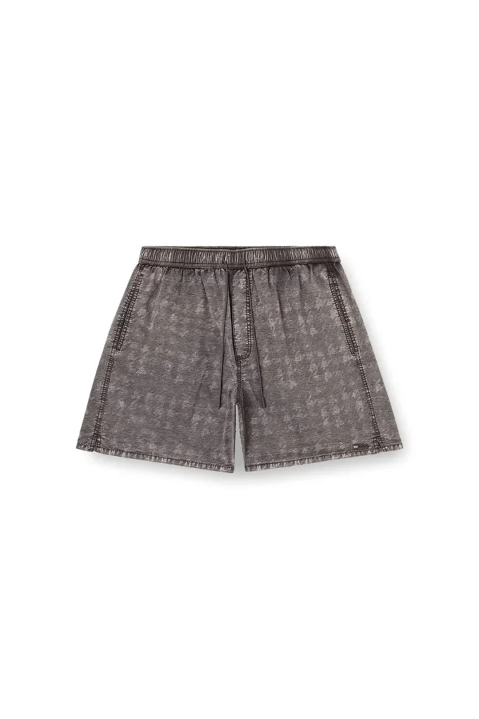 conor-43-dnm Badshorts med blekt hundtandsmönster conor-43-dnm Badshorts med blekt hundtandsmönster
