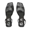 d-amber 75 sandal D-Amber-Slingback sandaler i läder med ödleeffekt d-amber 75 sandal D-Amber-Slingback sandaler i läder med ödleeffekt