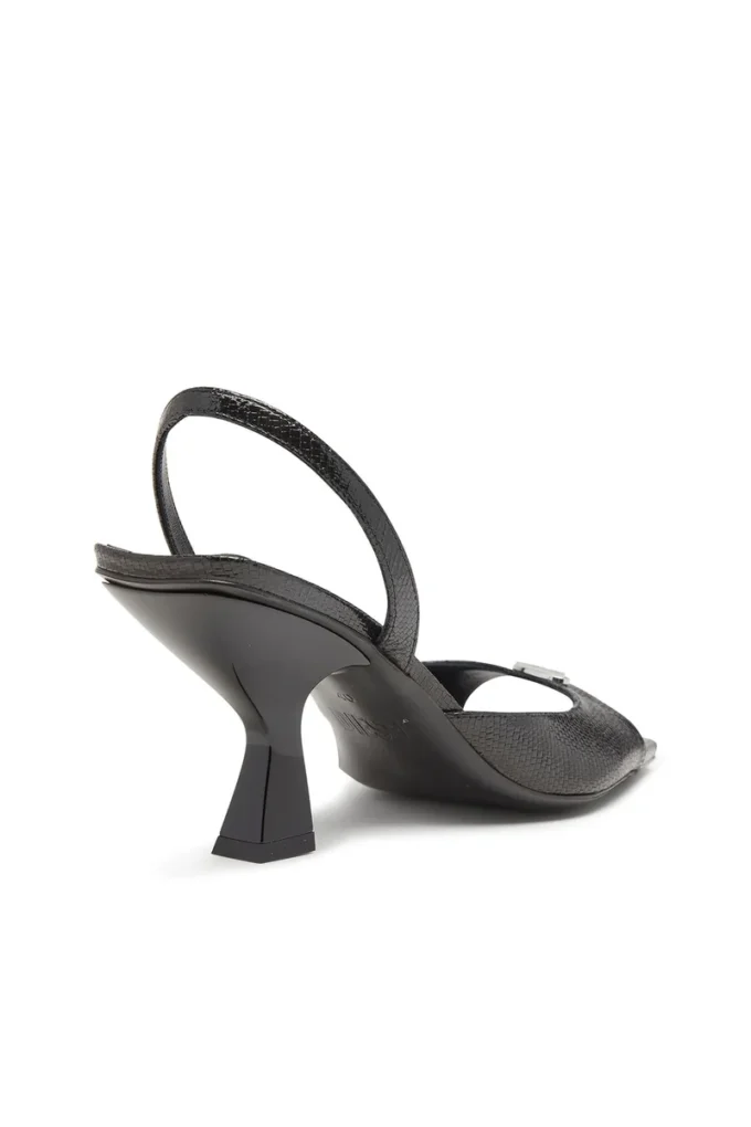 d-amber 75 sandal D-Amber-Slingback sandaler i läder med ödleeffekt d-amber 75 sandal D-Amber-Slingback sandaler i läder med ödleeffekt