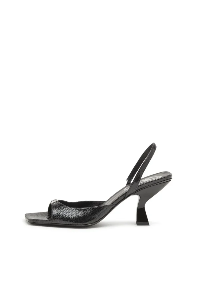 d-amber 75 sandal D-Amber-Slingback sandaler i läder med ödleeffekt d-amber 75 sandal D-Amber-Slingback sandaler i läder med ödleeffekt