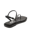 d-amber infra 0 D-AMBER – Sandal i läder med metallisk logotyp d-amber infra 0 D-AMBER – Sandal i läder med metallisk logotyp