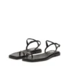 d-amber infra 0 D-AMBER – Sandal i läder med metallisk logotyp d-amber infra 0 D-AMBER – Sandal i läder med metallisk logotyp