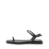 d-amber infra 0 D-AMBER – Sandal i läder med metallisk logotyp d-amber infra 0 D-AMBER – Sandal i läder med metallisk logotyp
