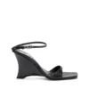 d-amber sandal kilklack D-Amber-Wedge sandaler i läder med ödleeffekt d-amber sandal kilklack D-Amber-Wedge sandaler i läder med ödleeffekt