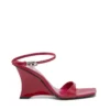 d-amber sandal kilklack D-Amber-Wedge sandaler i läder med ödleeffekt d-amber sandal kilklack D-Amber-Wedge sandaler i läder med ödleeffekt