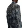 d-bla-dev-fse Kavaj i randig devoré-denim d-bla-dev-fse Kavaj i randig devoré-denim
