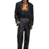 d-bla-fse Denimblazer med craquelé-beläggning d-bla-fse Denimblazer med craquelé-beläggning