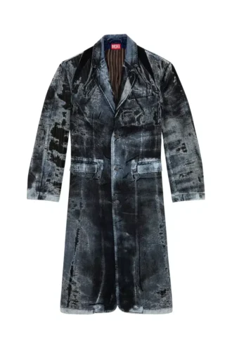 d-bla-long-dev-fse Kappa i randig devoré-denim