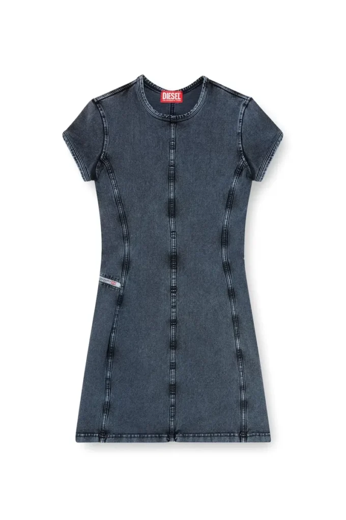 d-cupsleeves Miniklänning i jersey med denimlook d-cupsleeves Miniklänning i jersey med denimlook