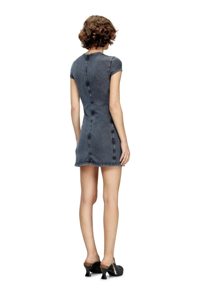 d-cupsleeves Miniklänning i jersey med denimlook d-cupsleeves Miniklänning i jersey med denimlook