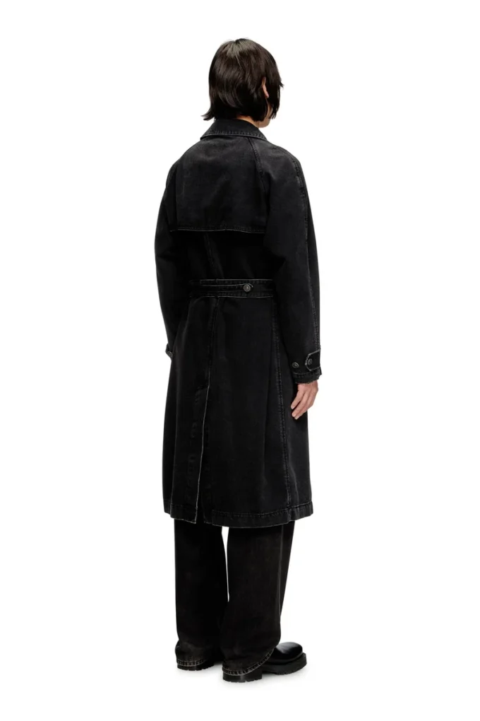 d-delirious-d Trenchcoat i ren tvättad denim d-delirious-d Trenchcoat i ren tvättad denim