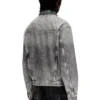 d-denver-s Truckerjacka i denim med tonade läderdetaljer d-denver-s Truckerjacka i denim med tonade läderdetaljer