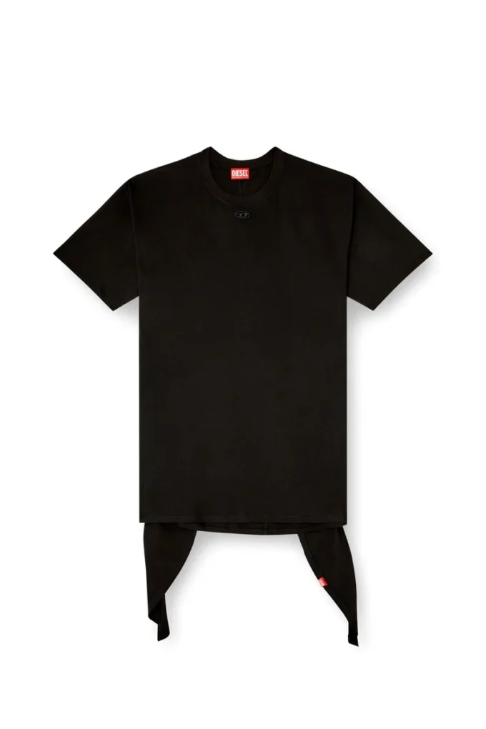 d-eivor T-shirtklänning med knytning fram d-eivor T-shirtklänning med knytning fram