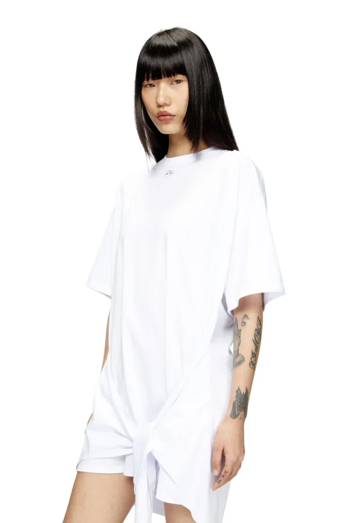 d-eivor T-shirtklänning med knytning fram d-eivor T-shirtklänning med knytning fram