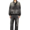 d-flow-s3 Denimtop med hög hals d-flow-s3 Denimtop med hög hals