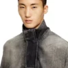 d-flow-s3 Denimtop med hög hals d-flow-s3 Denimtop med hög hals