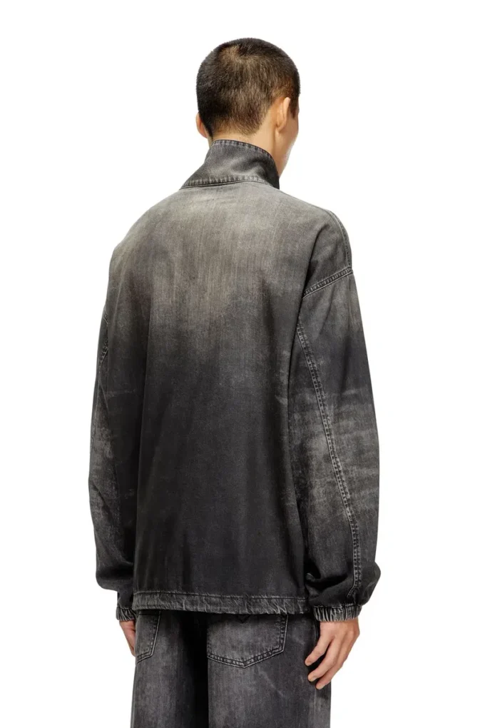 d-flow-s3 Denimtop med hög hals d-flow-s3 Denimtop med hög hals