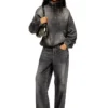 d-flow-s3 Denimtop med hög hals d-flow-s3 Denimtop med hög hals