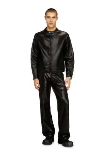 d-glory jogg Motorcykeljacka i glansigt belagd JoggJeans