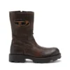 d-hammer bkr d w D-Hammer-Biker boots i slitet, krackelerat mocka