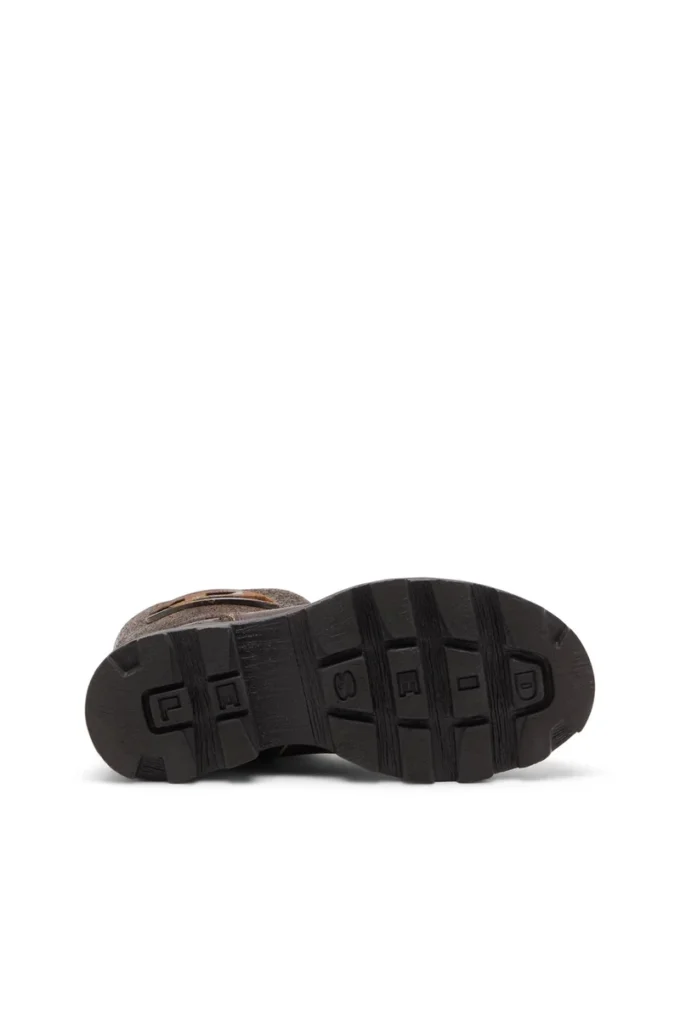 d-hammer bkr d w D-Hammer-Biker boots i slitet, krackelerat mocka