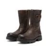 d-hammer bkr d w D-Hammer-Biker boots i slitet, krackelerat mocka