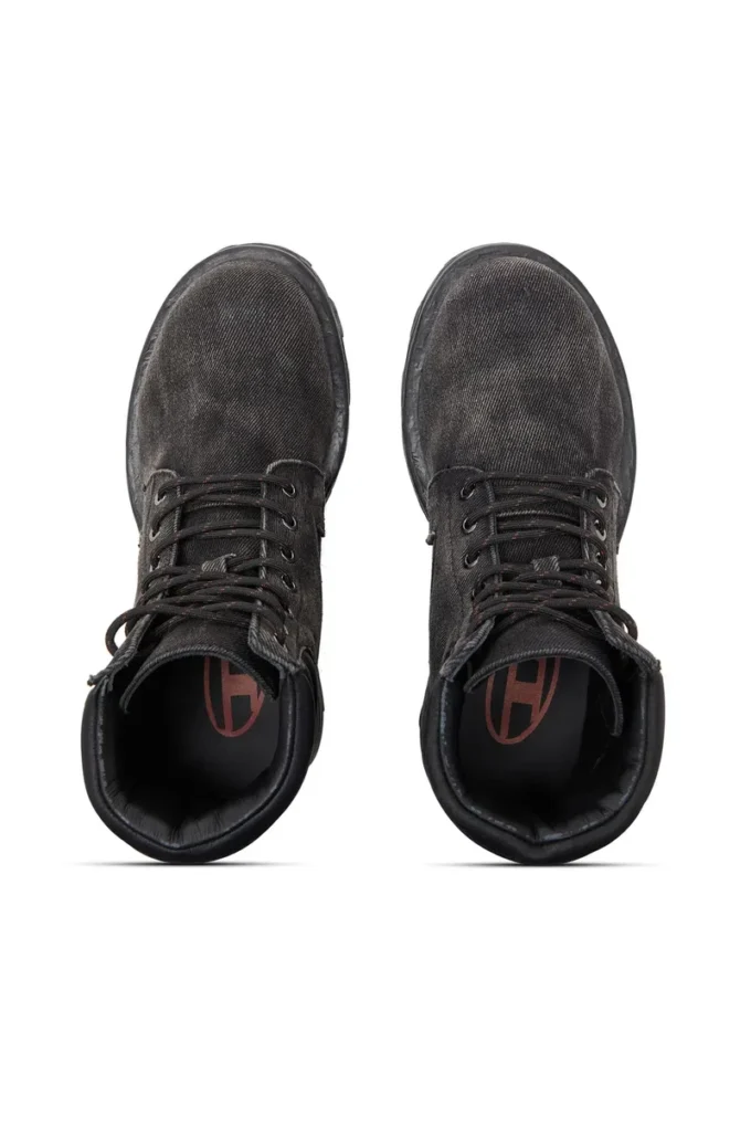 d-hammer snörning w D-Hammer-Combat boots i denim och läder d-hammer snörning w D-Hammer-Combat boots i denim och läder
