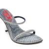 d-havanna sdl D-Havanna-Mules med klack i kristallfärgad denim d-havanna sdl D-Havanna-Mules med klack i kristallfärgad denim
