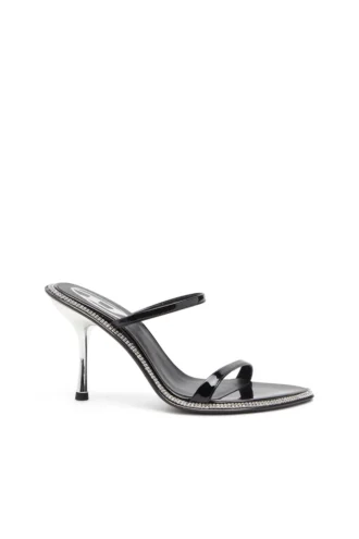 d-havanna sdl D-Havanna-Strappy lackmules med kristaller