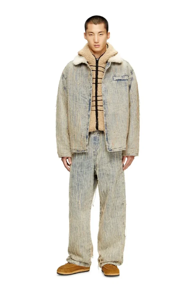 d-ivar-s Jacka i flytande trådjacquarddenim d-ivar-s Jacka i flytande trådjacquarddenim