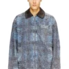 d-ivar-s1 Jacka i grafisk bouclé-denim d-ivar-s1 Jacka i grafisk bouclé-denim