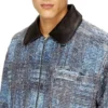 d-ivar-s1 Jacka i grafisk bouclé-denim d-ivar-s1 Jacka i grafisk bouclé-denim