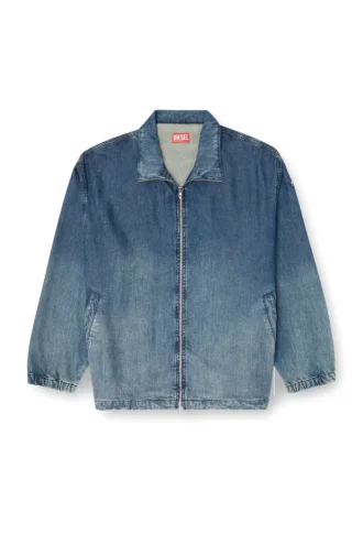 d-krap-s6 Jacka med dragkedja i mjuk denim