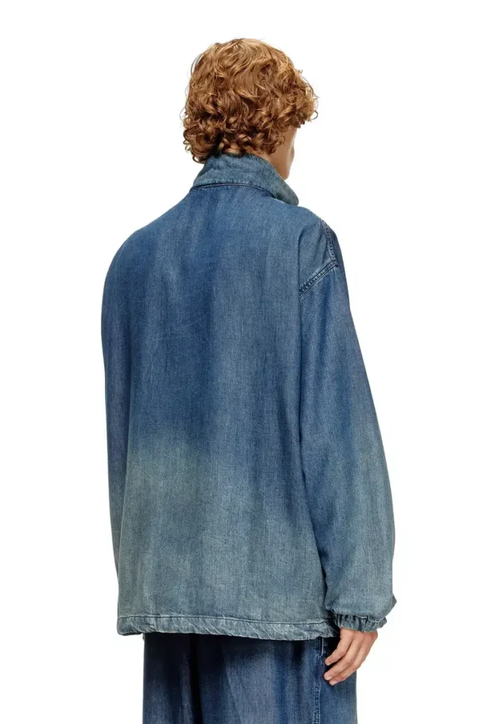 d-krap-s6 Jacka med dragkedja i mjuk denim