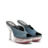 d-lake platform sdl D-Lake-Platform mules i denim och plexiglas d-lake platform sdl D-Lake-Platform mules i denim och plexiglas