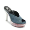 d-lake platform sdl D-Lake-Platform mules i denim och plexiglas d-lake platform sdl D-Lake-Platform mules i denim och plexiglas